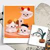 1 Set Halloween Theme DIY Ghost Knitting Kits for Beginners DIY-SC0026-51-5