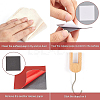 Hot Melting Acrylic Pre-cut Double Sided Acrylic Adhesive Square Foam Tape DIY-WH0096-41-4