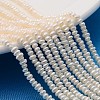 Natural Cultured Freshwater Pearl Beads Strands X-PEAR-L003-A-01-1