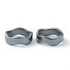 Non-magnetic Synthetic Hematite Finger Rings RJEW-H544-03B-1