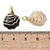 Ocean Brass Pendants KK-D221-21G-04-3