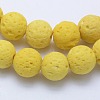 Natural Lava Rock Beads Strands G-F531-6mm-G15-3