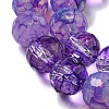 Baking Paint Glass Bead Strands GLAA-G116-02B-3