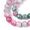 Dyed Natural White Jade Beads Strands G-T139-4mm-60-03-3