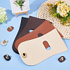   4Pcs 4 Colors PU Imitation Leather Sew on Bag Covers FIND-PH0006-36-5