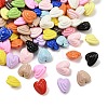 Opaque Acrylic Beads OACR-H058-04-1