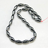 Non-Magnetic Synthetic Hematite Beads Strands X-G-C119-16x8mm-2
