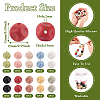  60Pcs 10 Colors Cube Food Grade Eco-Friendly Silicone Beads SIL-TA0001-54A-10
