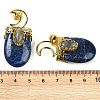 Dyed Natural Lapis Lazuli Pendants G-L524-17G-11-3