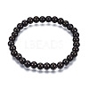 201 Stainless Steel Round Beaded Stretch Bracelet for Men Women BJEW-N017-163B-03-1