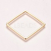 Brass Linking Rings KK-WH0033-37G-2