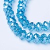 Electroplate Glass Beads Strands EGLA-A044-T8mm-A08-3