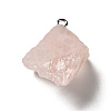 Raw Rough Natural Rose Quartz Pendants G-A028-01D-2