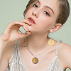 24Pcs 3 Colors 201 Stainless Steel Pendants STAS-DC0014-05-6