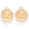 Golden Plated Alloy Enamel Charms ENAM-S118-06Z-1