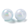 Two Tone Opaque Acrylic Beads SACR-P024-01A-W09-2