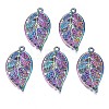 Rainbow Color Alloy Pendants PALLOY-N156-149-NR-1