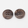 4-Hole Resin Buttons BUTT-WH0018-01A-05-1