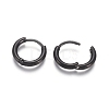 304 Stainless Steel Huggie Hoop Earrings EJEW-F111A-13mm-B-3