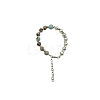 Natural Shoushan Stone Round Beaded Bracelet NC1314-14-1