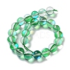 Synthetic Moonstone Beads Strands G-P528-J02-14-2