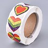 Heart Shaped Stickers Roll DIY-K027-A01-1