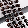 Natural Orange Garnet Beads Strands G-N327-08A-04-1