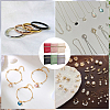 6Pcs 6 Colors Square PU Leather Jewelry Gift Zipper Bags ABAG-CL0001-01-4