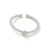 Brass Cup Peg Open Cuff Ring Settings KK-G518-02P-02-2