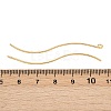 Brass Earring Findings KK-A274-17E-G-3