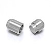Barrel 304 Stainless Steel Magnetic Clasps X-STAS-D059-18D-2