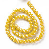 Electroplate Glass Beads Strands LS-EGLA-A034-P3mm-A07-2