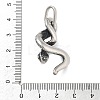 304 Stainless Steel Pendants STAS-V008-03AS-3