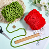 2 Skeins 2 Colors Super Bulky Chenille Polyester Yarn OCOR-CY0002-63B-3