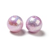 UV Plating Iridescent ABS Plastic Beads LS-SACR-A001-05D-3