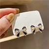Alloy Rhinestone Dangle Earrings for Women FS-WG85681-98-1
