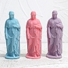 3D Buddhist Woman DIY Food Grade Silicone Candle Molds PW-WG89310-01-3