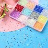 144g 12 Colors Transparent Electroplate Glass Beads GLAA-YW0001-93-5