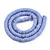 Handmade Polymer Clay Beads Strands CLAY-R089-8mm-023-2