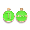 Alloy Enamel Pendants LS-ENAM-S124-01B-06L-1