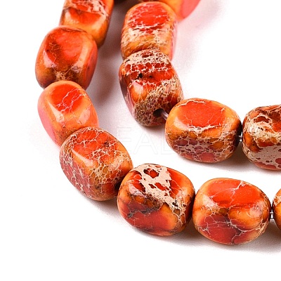 Natural Imperial Jasper Beads Strands G-N342-62I-1