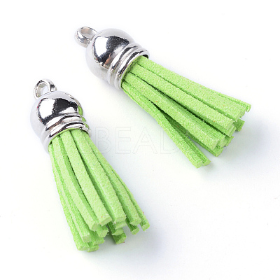 Faux Suede Tassel Pendant Decorations X-FIND-T002-A38-1