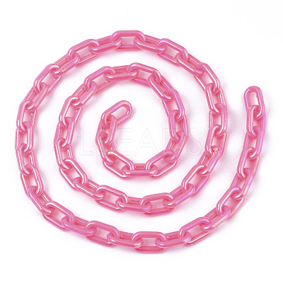 Acrylic Opaque Cable Chains X-PACR-N009-002F-1