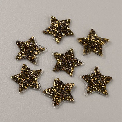 Star Hotfix Rhinestone DIY-WH0308-224E-1