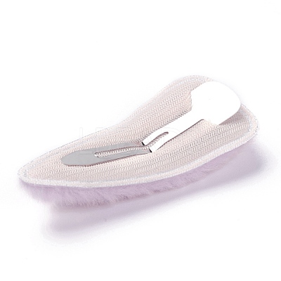 Tarnish Resistant Plush Snap Hair Clips X-PHAR-P004-07-1