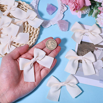 16Pcs Polyester Bowknot Ornament Accessories DIY-CA0007-21B-1