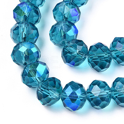 Electroplate Glass Beads Strands LS-EGLA-A034-T6mm-L25-1