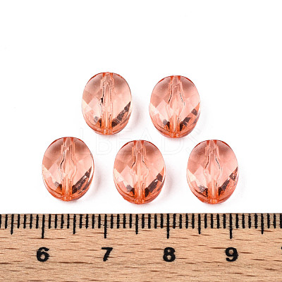 Transparent Acrylic Beads TACR-S154-18A-52-1