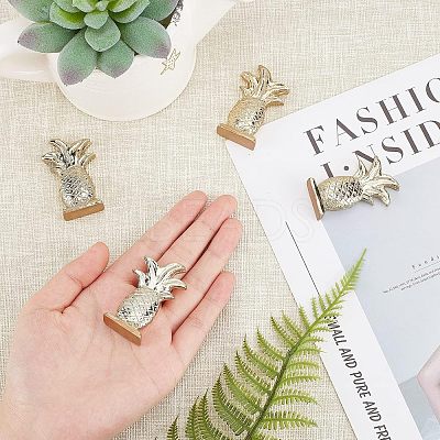 Resin Name Card Clip AJEW-CA0001-97-1