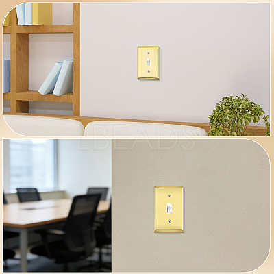 ABS Plastic Receptacle Outlet Wall Plate AJEW-WH0410-464B-01-1